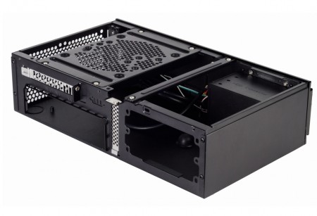 7mm厚アルミパネルを備えた、HTPC向けMini-ITXケース、SilverStone「Milo SST-ML06B」