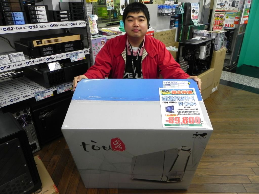 ツクモパソコン本店の砂押さん