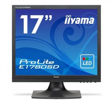 ホワイトLEDバックライト搭載の省電力17インチスクエア液晶、iiyama「ProLite E1780SD」シリーズ