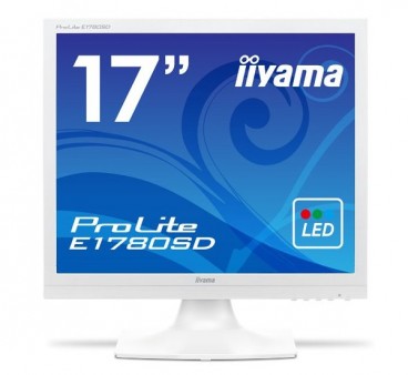 ホワイトLEDバックライト搭載の省電力17インチスクエア液晶、iiyama「ProLite E1780SD」シリーズ