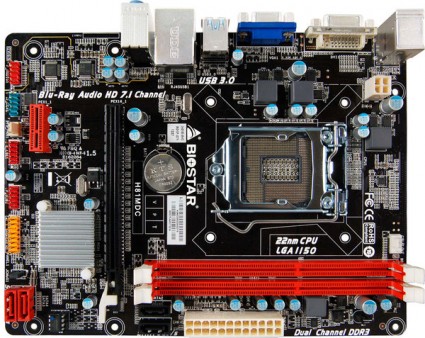 奥行170mmのコンパクトなMicroATXマザーボード、BIOSTAR「H81MDC」