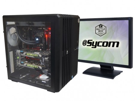 オリジナルSLIブリッジ付属のNVIDIA公認キューブ型ゲーミングPC、サイコム「G-Master Vengeance BATTLEBOX Edition」