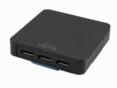 最大5,760×1,080ドット。フルHDディスプレイ3面を増設できる「DisplayPort Hub」、EVGAから