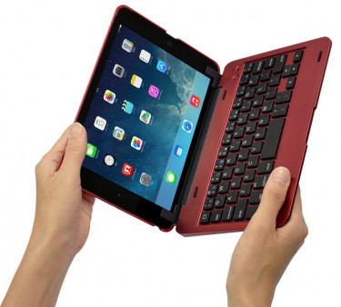 JTT、”ほとんどノートPC”が特徴のiPad mini用ワイヤレスキーボード「Bookey Cover 2」