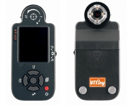デジカメ感覚で撮影できるハンディ顕微鏡、玄人志向「KURO-VT101GP」