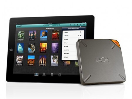Wi-Fi経由でモバイル端末からアクセスできる大容量ポータブルHDD、LaCie「Fuel」近日発売