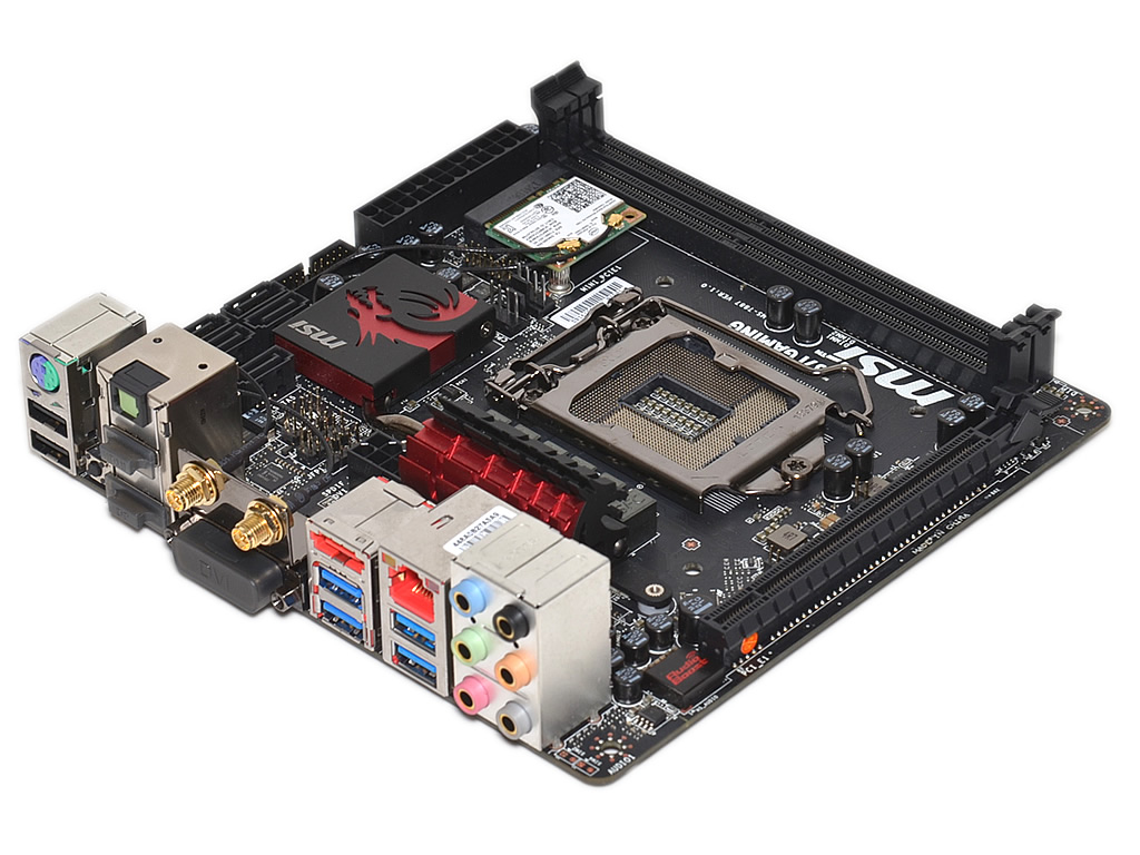 msi Z87I CPU・メモリ・無線LANBTカード付 Mini-ITXマザボ msi Z87I CPU・メモリ・無線LANBTカード付 Mini-ITXマザボ MSI