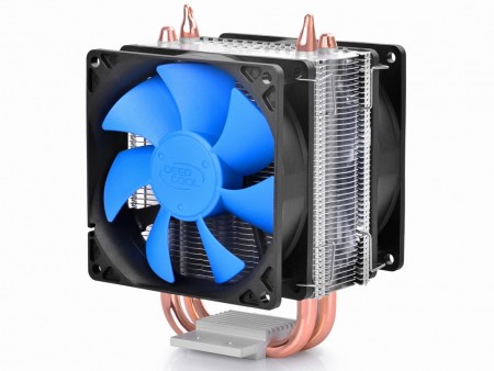 92mmデュアルファン搭載のサイドフローCPUクーラー、Deepcool「ICE BLADE 200M」