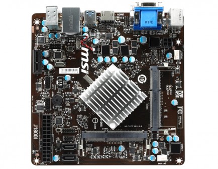 BayTrail-D搭載のファンレスMini-ITXマザーボード、MSI「J1800I」