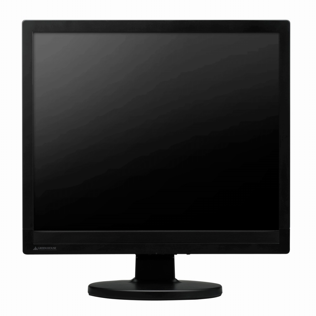消費電力20WのLEDバックライト搭載17インチ液晶、グリーンハウス「GH-LCS17A」シリーズ