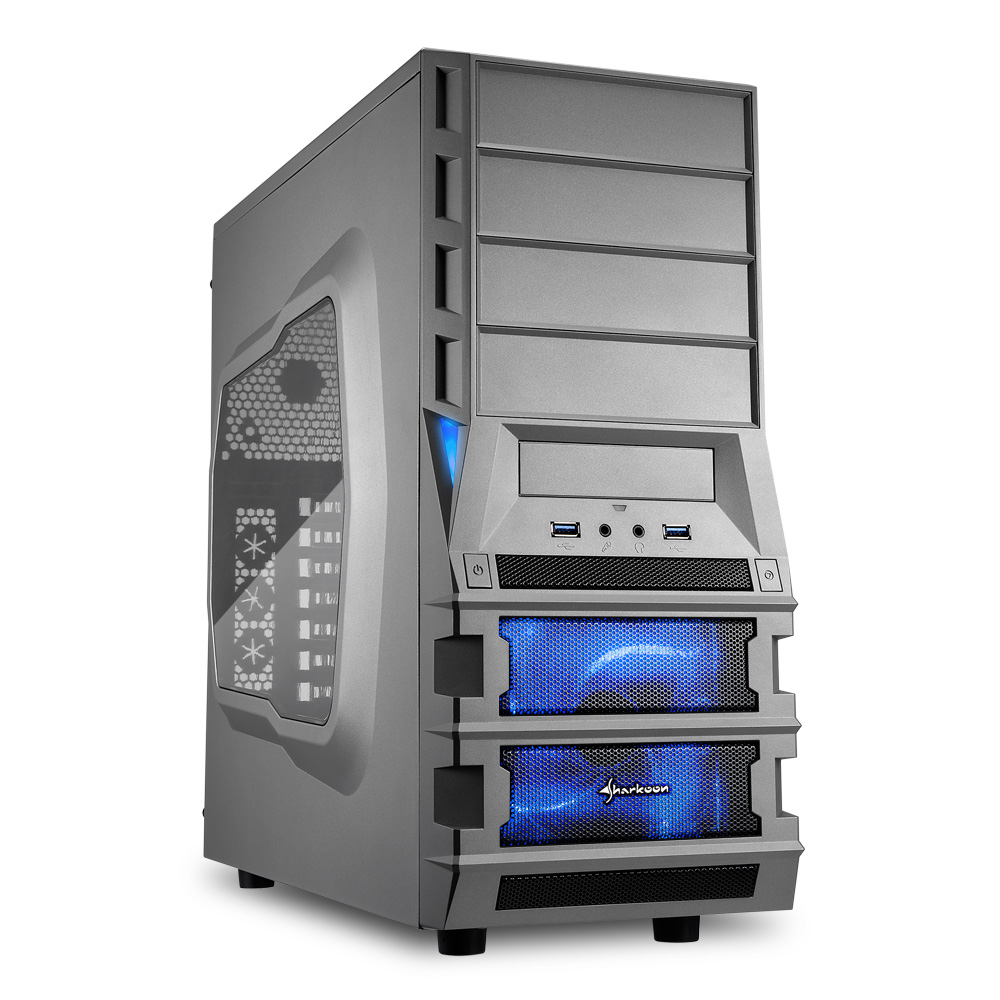 コンパクト・高拡張なミドルタワーPCケース、Sharkoon「VAYA II」シリーズ