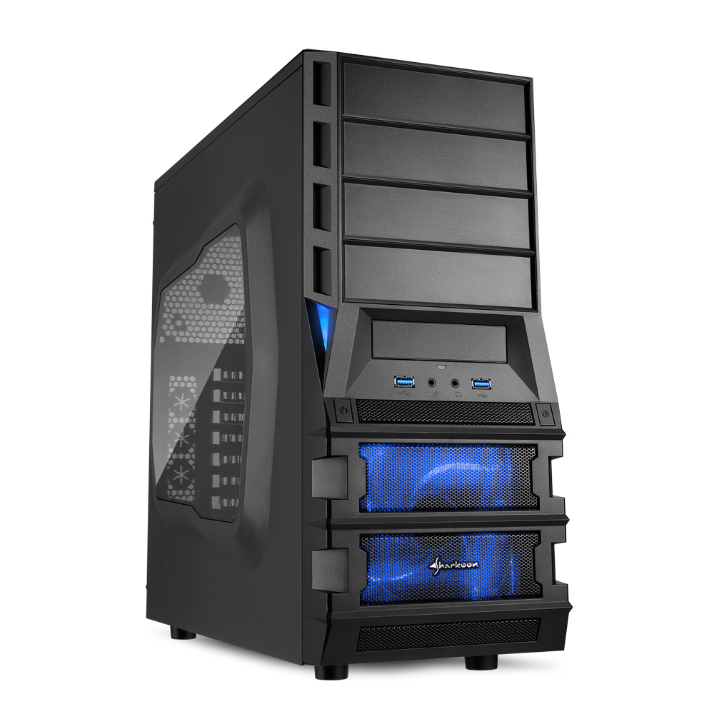 コンパクト・高拡張なミドルタワーPCケース、Sharkoon「VAYA II」シリーズ