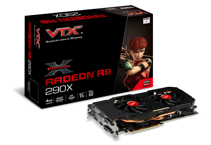 VTX3D R9 290X 4GB GDDR5 V2 X-Edition（型番：VXR9 290X 4GBD5-DHX）