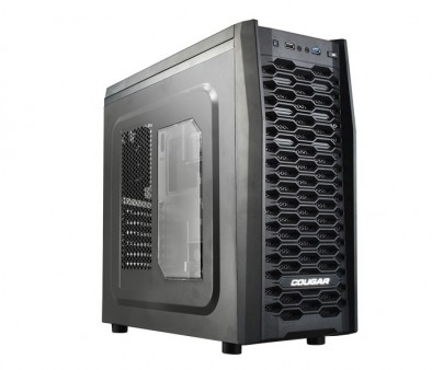 ハニカムメッシュ構造を採用するゲーミングミドルタワー、COUGAR「MX300」