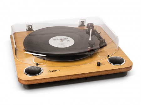 木製フレーム＆反響抑制で良質サウンド実現。デジタル変換対応のレコードプレイヤーION「MAX LP」
