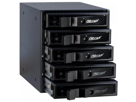 Inter-Tech、SATA HDD 5台マウントの5インチリムーバブルケージ「Wechselrahmen VT-315」など4製品