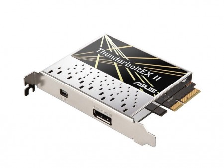 最大転送20GbpsのThunderbolt 2ポート拡張カード、ASUSTeK「ThunderboltEX II」シリーズ