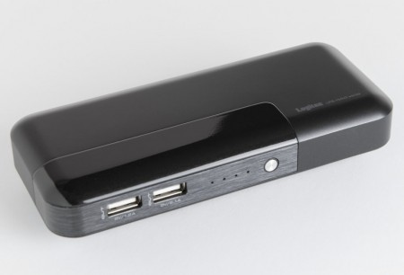 サンヨー製セル搭載の10,400mAhモバイルバッテリ、ロジテック「LPB-104U2」シリーズ