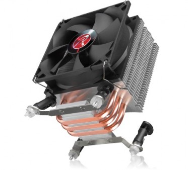ダイレクトタッチ採用のコンパクトサイドフローCPUクーラー、RAIJINTEK 「RHEA」