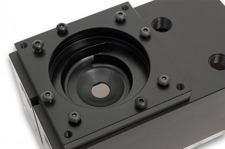 EK-BAY RES D5 ５インチベイ ポンプ一体型リザーバー EK Water Blocks、5インチベイ固定の水冷ポンプ＆リザーバー「EK-BAY