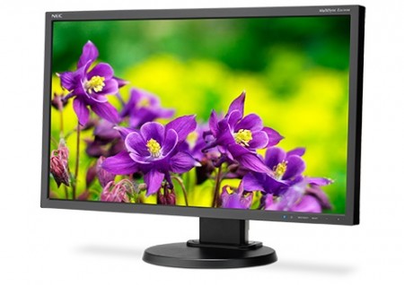 高視野角AH-IPSパネル採用24インチディスプレイ、米NEC「E243WMI-BK」