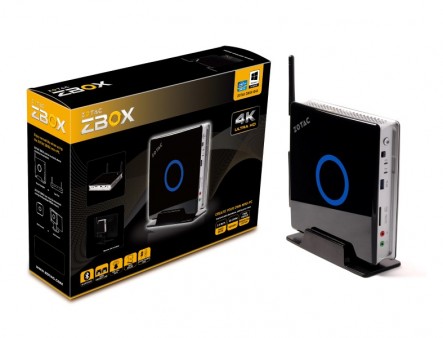 NVIDIA GeForce GT 640標準のスリムコンパクトPC、ZOTAC「ZBOX ID45」シリーズ