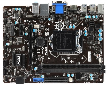 奥行約170mmのコンパクトMicroATXマザーボード、MSI「H81M-E34」