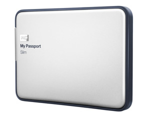 Western Digital、メタルデザインのスリムなポータブルHDD「My Passport Slim」1TBと2TBモデル