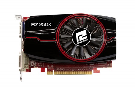 PowerColor、Radeon R7 250X搭載グラフィックスカード「R7 250X 1GB GDDR5」