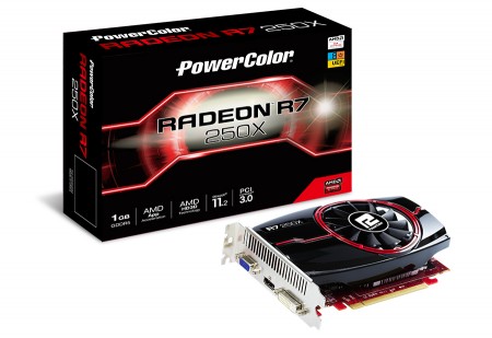 PowerColor、Radeon R7 250X搭載グラフィックスカード「R7 250X 1GB GDDR5」