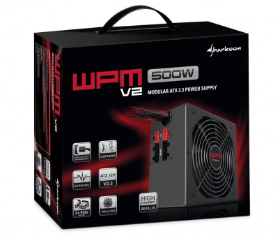 売価39.99ユーロからの80PLUS認証電源ユニット、SHARKOON「WPM V2」シリーズ