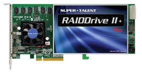 読込3,200MB/secのPCIe2.0（x8）対応SSD、Super Talent「RAIDDrive II Plus」シリーズ