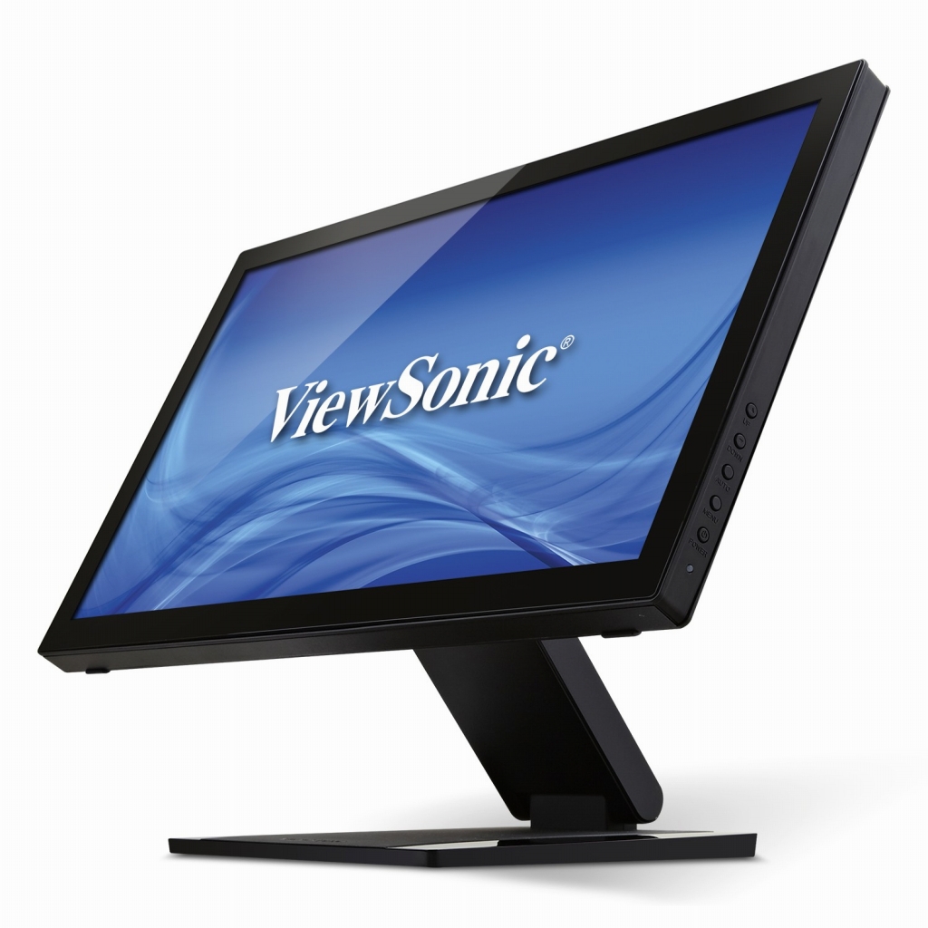 視野角178度のマルチタッチ対応22インチ液晶ディスプレイ、ViewSonic「TD2240」
