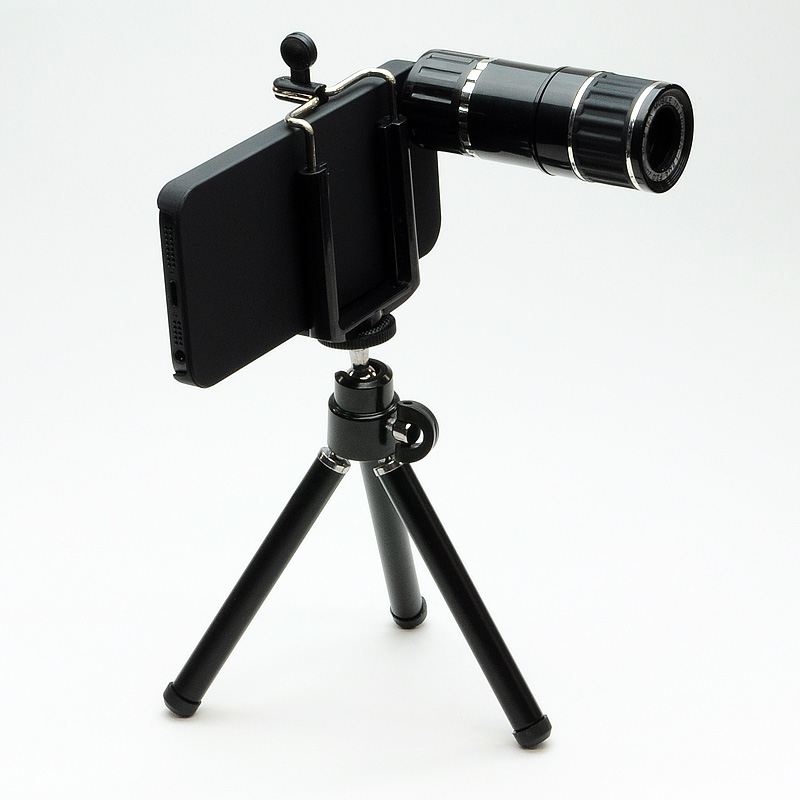 アユート、iPhone 5/5s向け魚眼レンズと12倍望遠レンズの発売開始