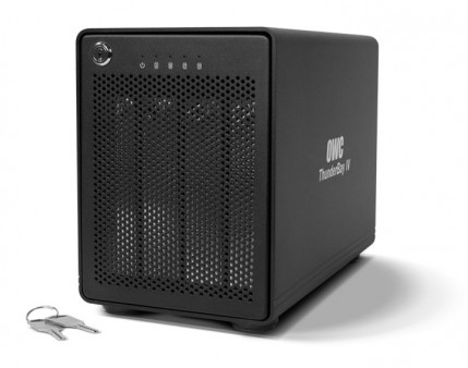 最大895MB/secのThunderbolt対応4ベイストレージケース、OWC「ThunderBay IV」シリーズ