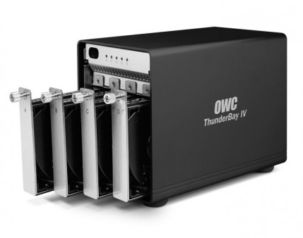 最大895MB/secのThunderbolt対応4ベイストレージケース、OWC「ThunderBay IV」シリーズ