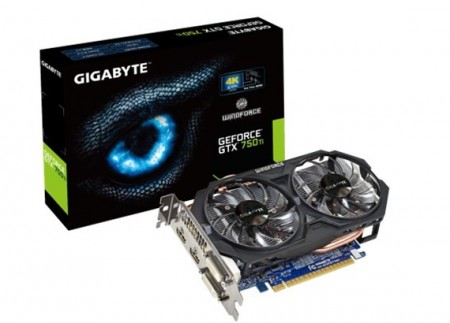 GIGABYTE、オリジナルクーラー搭載のGTX 750 Ti OC「GV-N75TOC-2GI」など2種発売