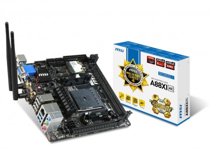 A88Xチップ搭載のSocket FM2+向けMini-ITXマザーボード、MSI「A88XI AC」