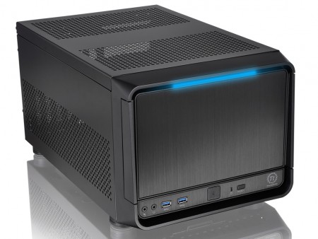 フルモジュラータイプのCube型MicroATXケース、Thermaltake「Urban SD1」国内登場