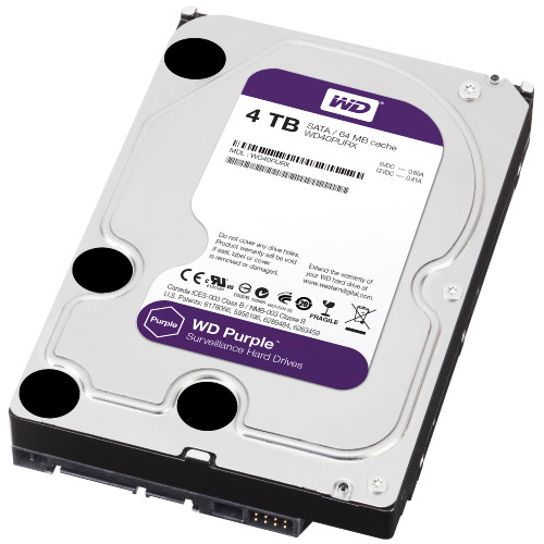 24時間365日駆動に対応する監視録画向け高耐久HDD、Western Digital「WD Purple」