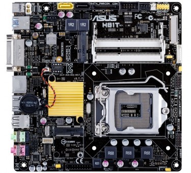 ACアダプタ駆動に対応するLGA1150向けThin Mini-ITXマザーボード、ASUSTeK「H81T」