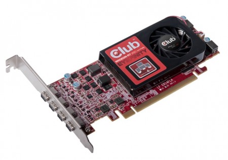 4画面出力対応のロープロRadeon R7 250、Club3D「Radeon R7 250 Eyefinity 4」
