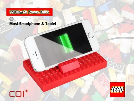 LEGOブロックでできたモバイルバッテリー「COI+ LEGO Power Brick」、Brandoにて予約販売開始