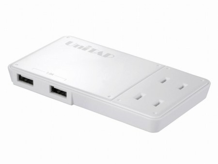 携帯性バツグンなスマホサイズのUSBポート搭載OAタップ「Unitap」、プリンストンから来週発売