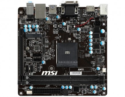 高品質設計のSocket AM1対応Mini-ITXマザーボード、MSI「AM1I」
