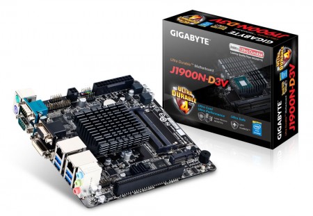 CFD販売、Celeron J1900搭載のファンレスMini-ITX、GIGABYTE「GA-J1900N-D3V」など2種発売