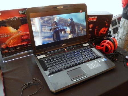 GTX 880MとCore i7を搭載するモンスターノート「GT Dominator」シリーズ。液晶サイズ別に17.3インチの「GT70 Dominator」、15.6インチモデル「GT60 Dominator」をラインナップする
