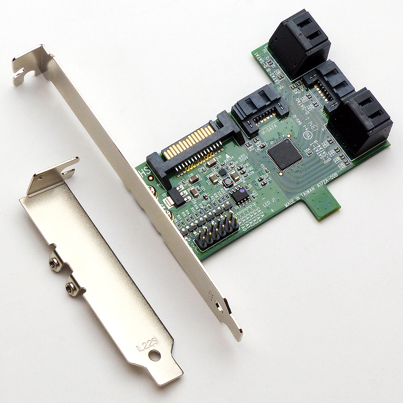 アユート、PCIブラケットタイプとSCSIブラケットタイプのポートマルチ 