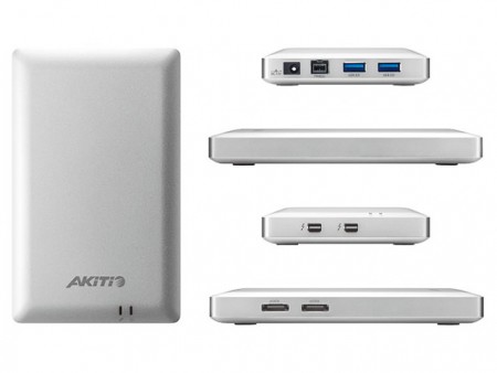 センチュリー、AkitoブランドのThunderboltターミナル「AKiTiO THUNDER DOCK」取扱開始