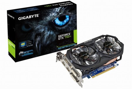 ブースト1,294MHzのオーバークロック版GTX 750 Ti、GIGABYTE「GV-N75TWF2OC-2GI」